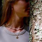 Pearl and golden Necklace Set 