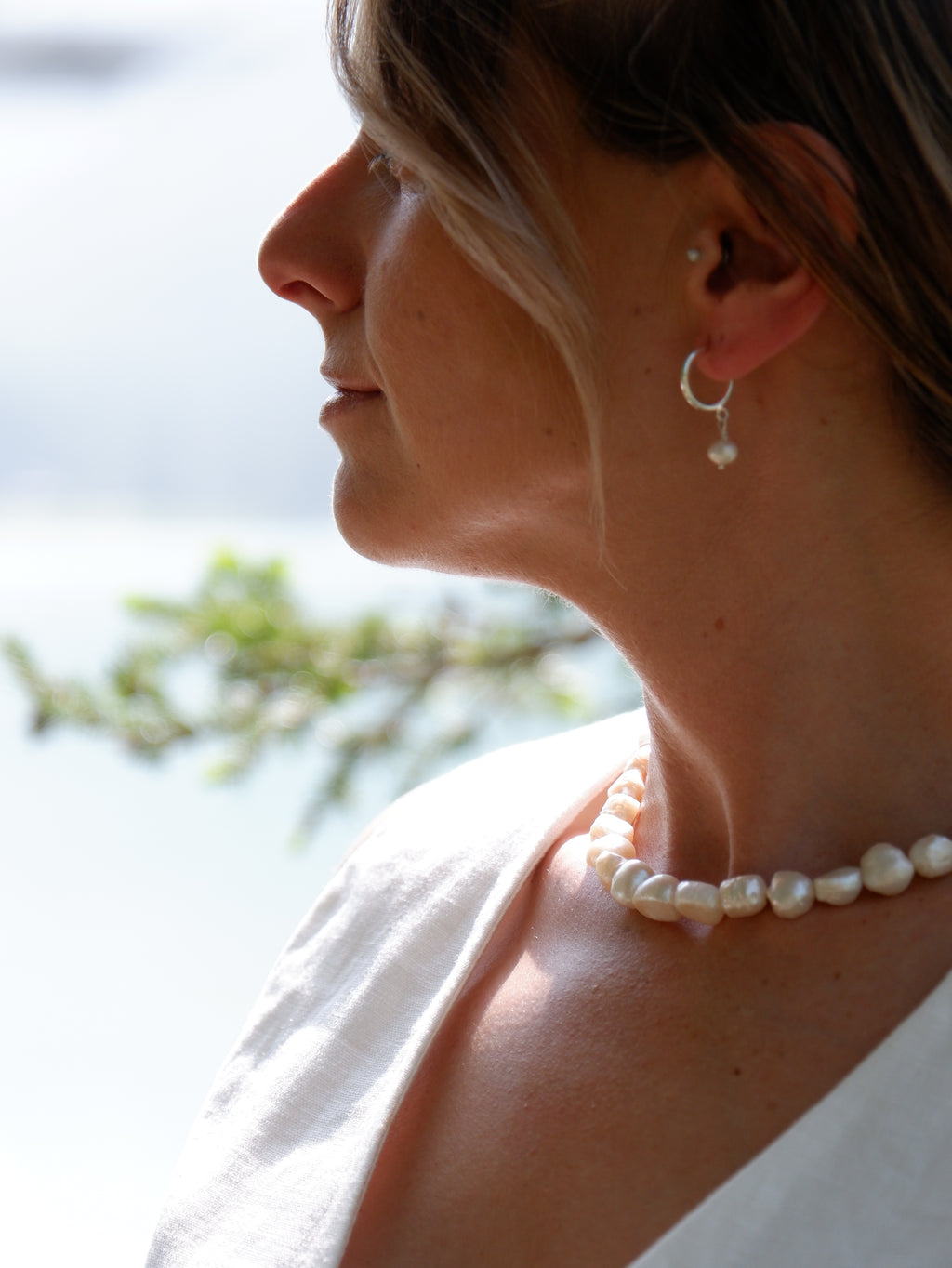 Baroque Pearl Earring 